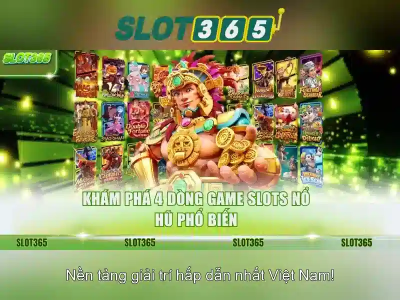 Slot365: Nền tảng slot trực tuyến nổi bật cho người chơi Giao diện nhà cái hoàn hảo
